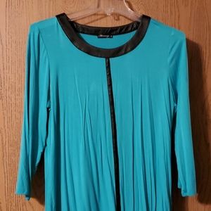Teal tunic top - boutique - NEW
